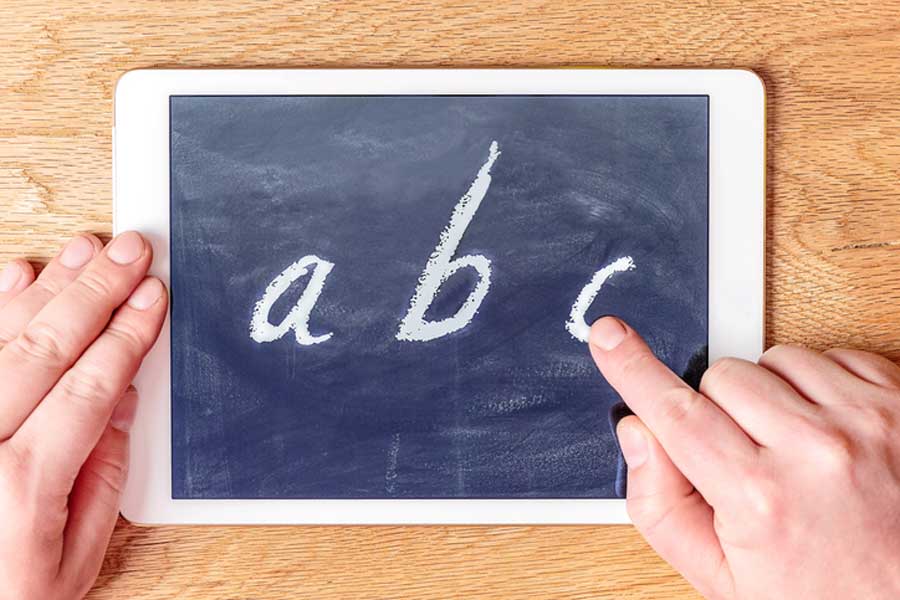 tablet with abc