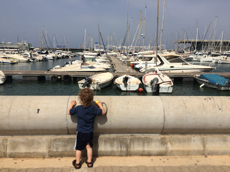 Spanish-Student-1 Children during their Child&Parent Spanish course in Dénia.