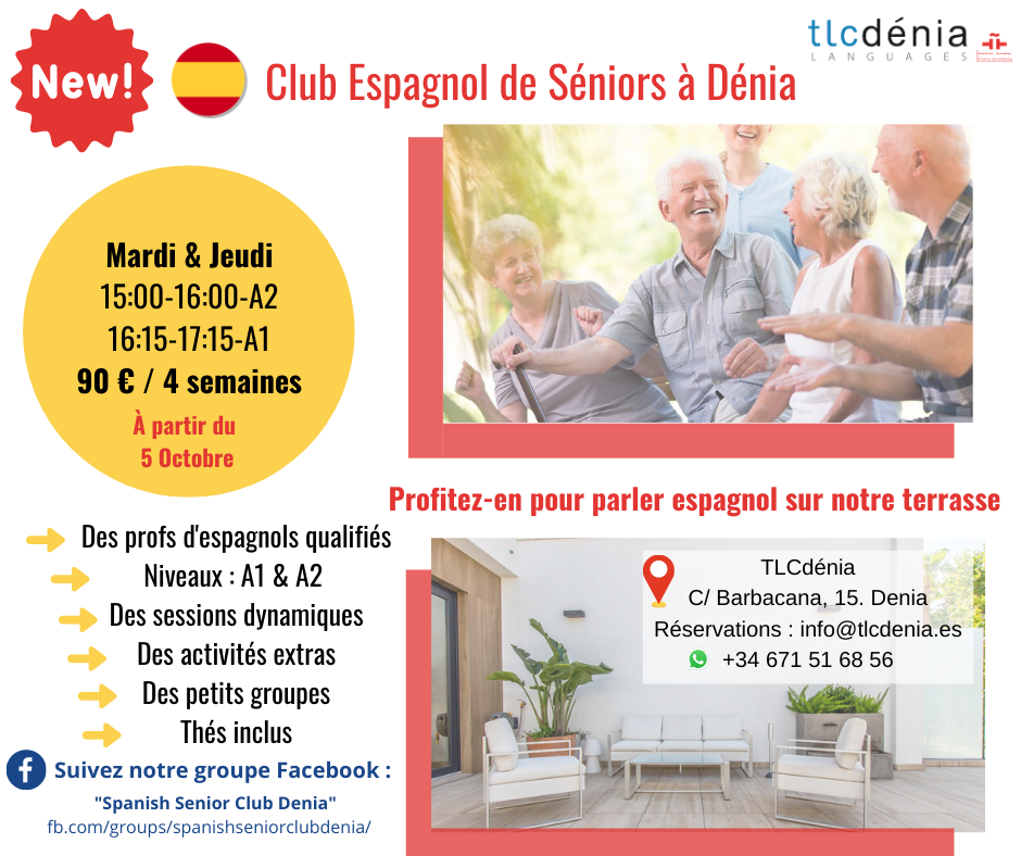 Club pour les séniors à TLCdénia