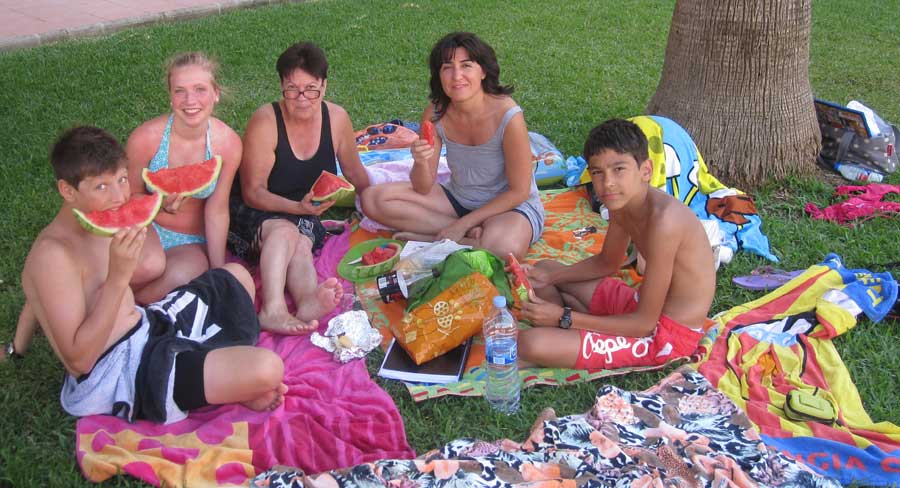 Famille d'accueil espagnole