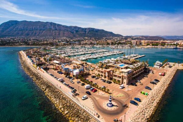 Vision of Denia from the air