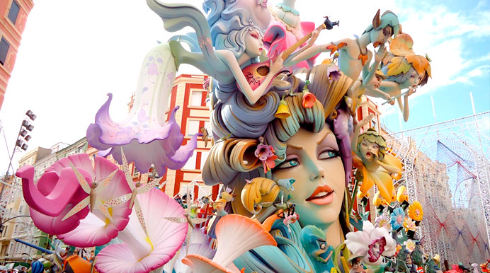 Fallas in Denia