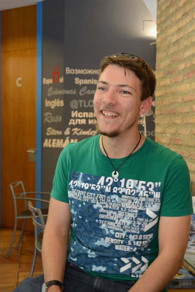 Moritz an der TLCdenia Spanischschule