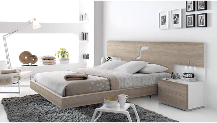 vocabulario-casa-espanol Foto de un dormitorio con muebles