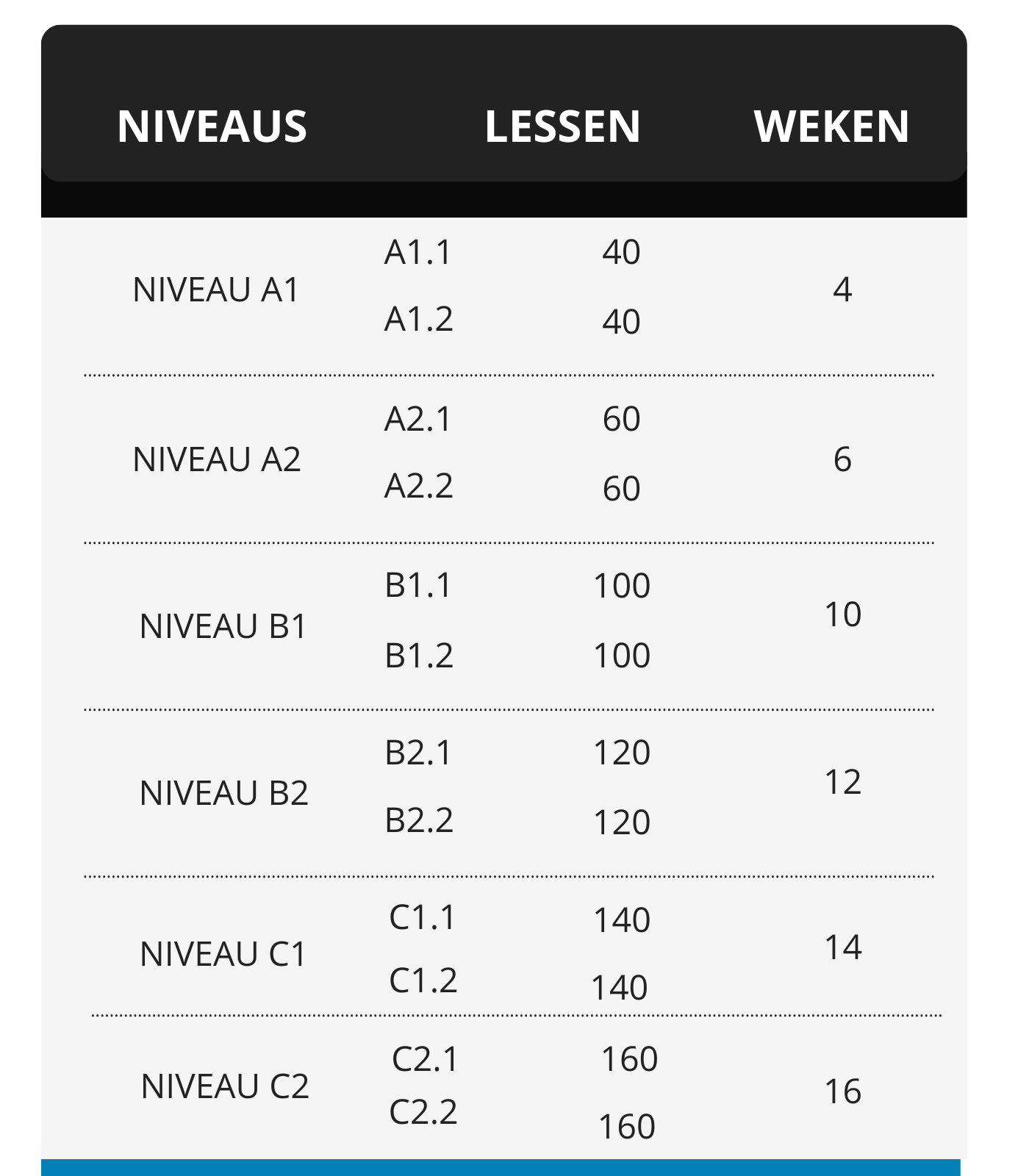 cursusplan Spaans niveau Spanje