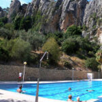Swimming pool in Castell de Guadalest, Spain