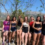 School group in Fonts de l'Algar in Spain