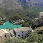 Réservoir et château de Castell de Guadalest en Espagne
