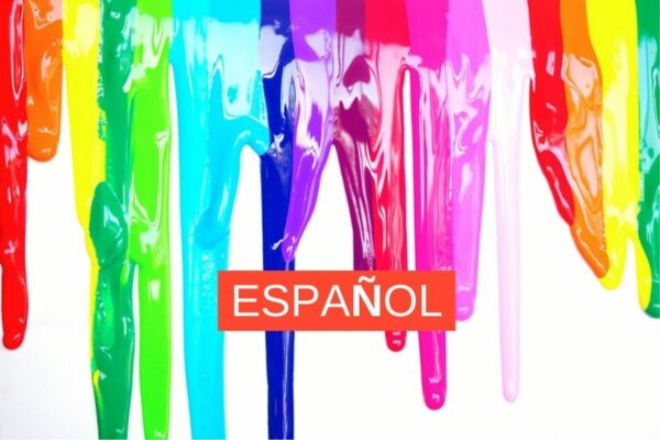 Spanisch Bild mit Acrylfarben