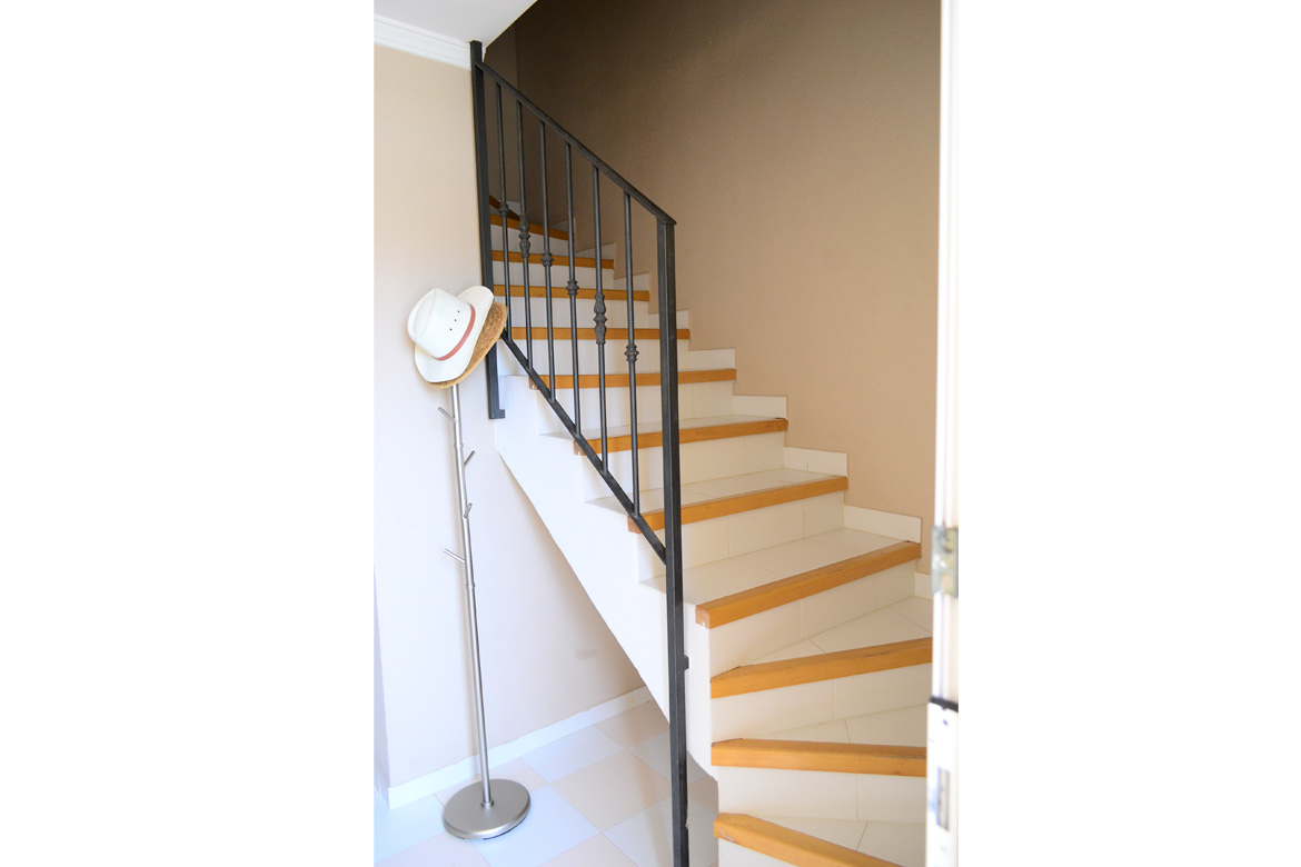 Stairs of Marina Azul beach apartment in Denia