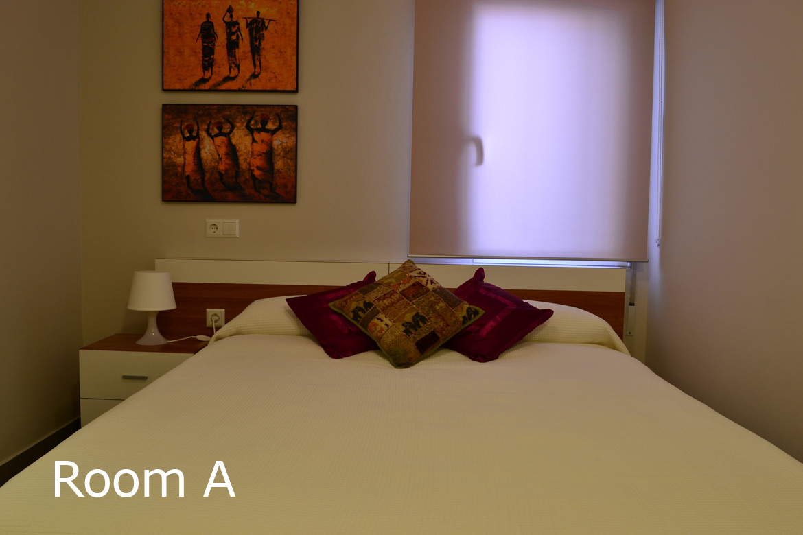 Room A of the flatshared for students