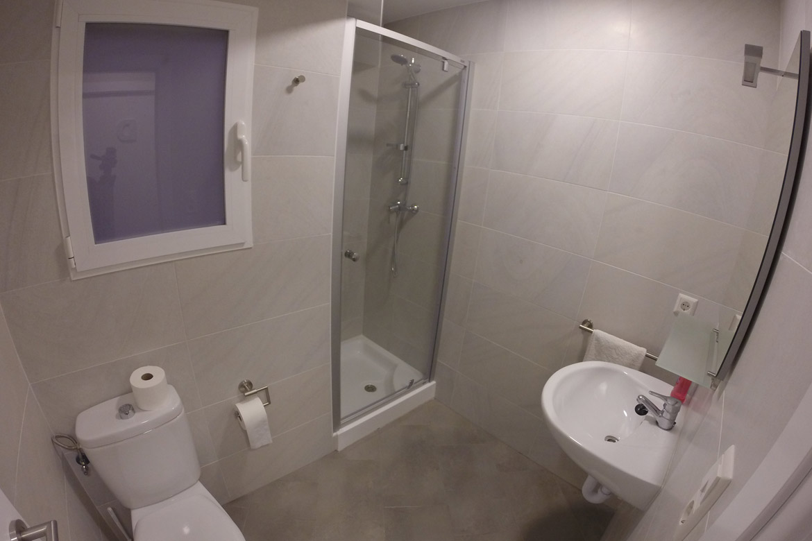 Toilet of the flatshared for students