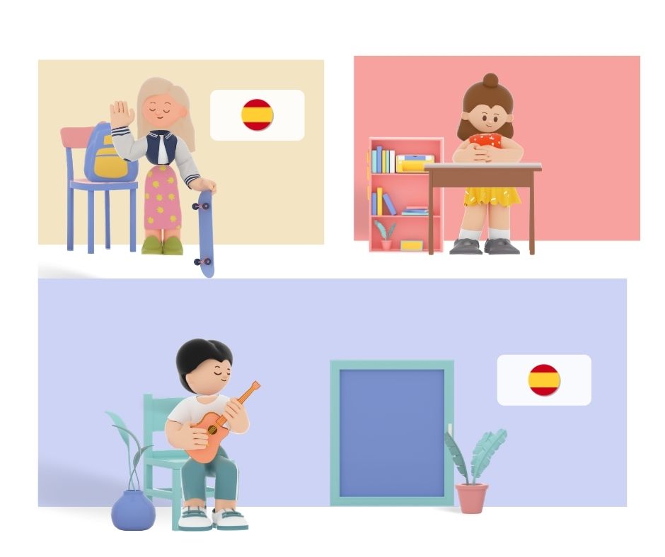 Illustration mit Menschen in unterschliedlichen Situationen