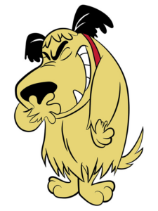 Illustration eines wütenden Hundes