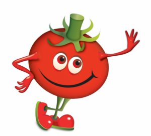 Illustration einer Tomate