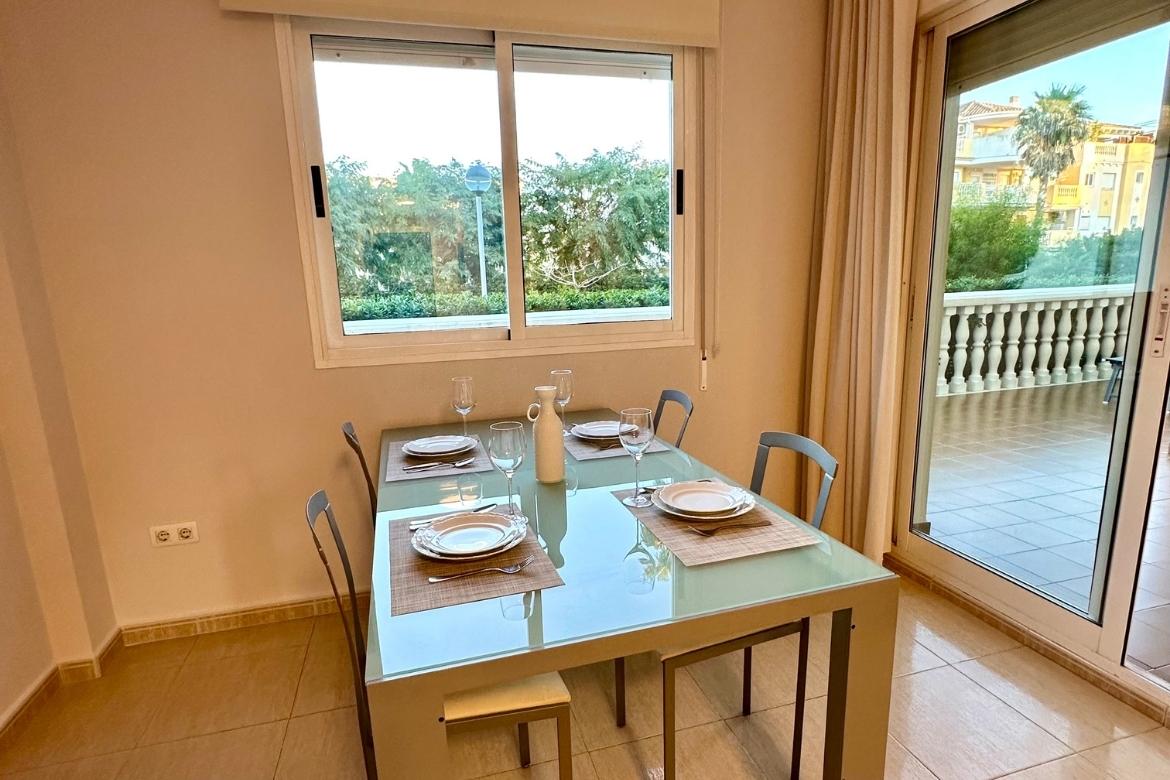 Salón del apartamento de playa en Denia