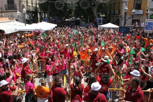 Fête local de Denia en Espagne