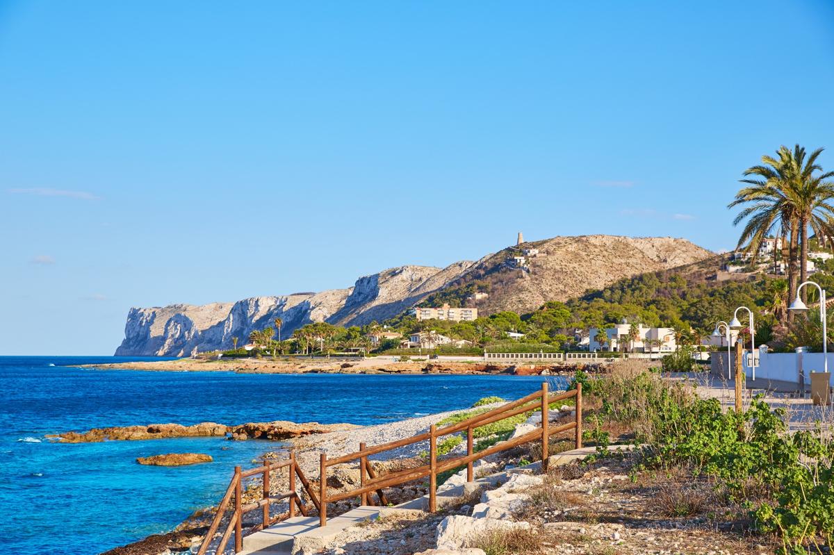 Denia promenade