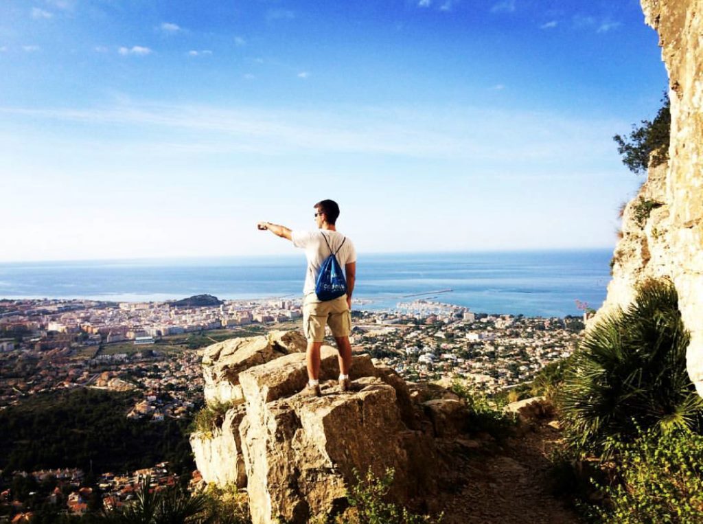 mountain hiking routes in Denia