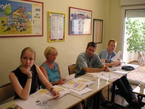 spanish-intensive-adults Parents during their Spanish intensvie courses